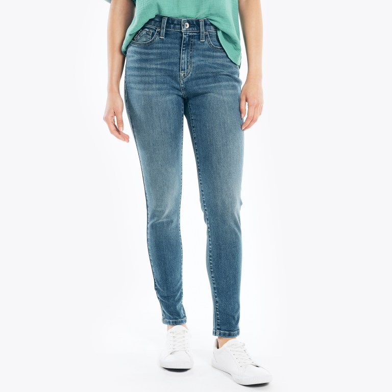 Nautica Nautica Co. True Flex High-rise Skinny Denim Turquesa | fOxtKvI8