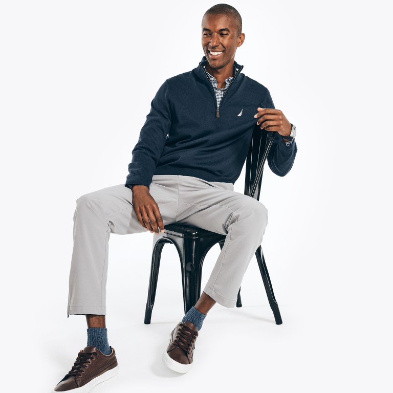 Nautica Navtech Quarter-zip Azul Marino | K22fVflN