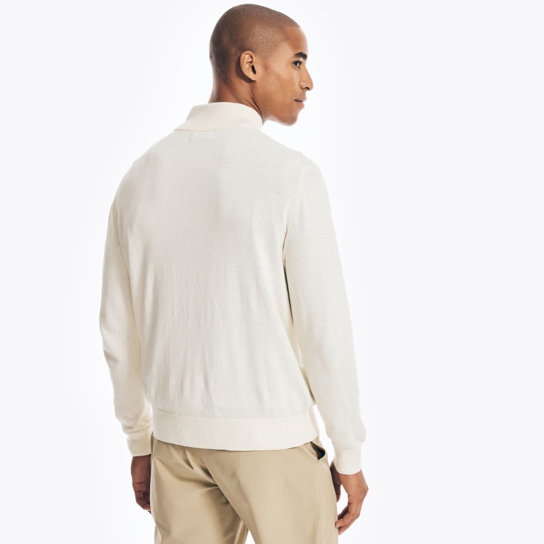 Nautica Navtech Quarter-zip Creme | cvGfWlwq