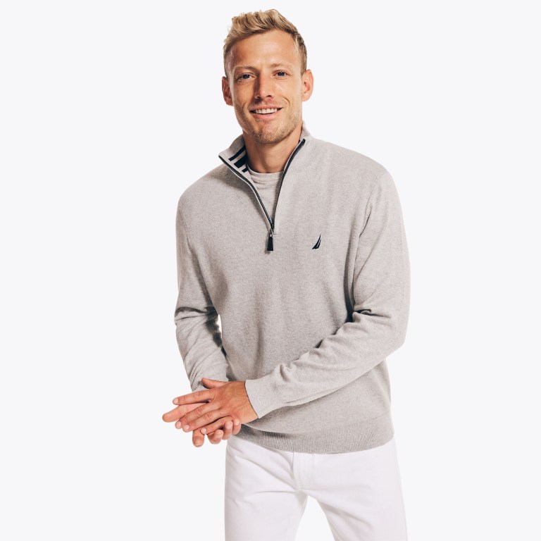 Nautica Navtech Quarter-zip Gris | gVN3jjjx