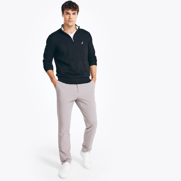 Nautica Navtech Quarter-zip Negras | LQW4J9nP