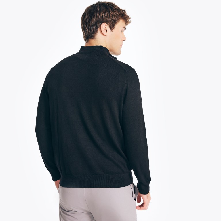 Nautica Navtech Quarter-zip Negras | LQW4J9nP