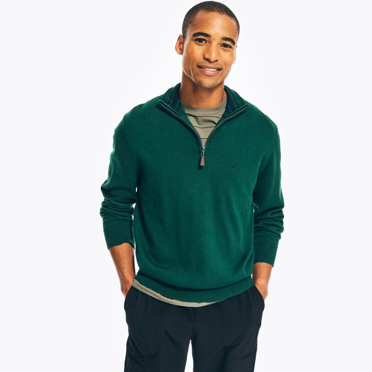 Nautica Navtech Quarter-zip Verde | EXlw7a5P