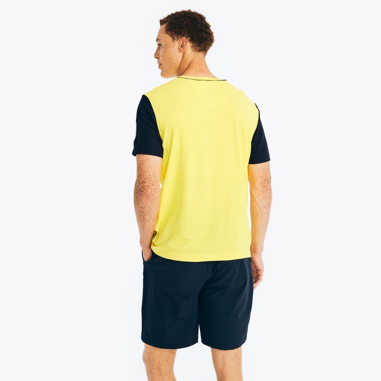 Nautica Navtech Sustainably Crafted Crewneck Amarillo | zRnlFDJA