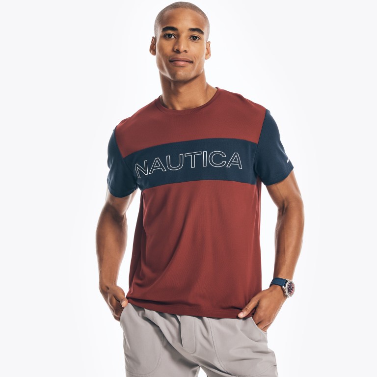 Nautica Navtech Sustainably Crafted Logo Rojas | oZPsRU5B