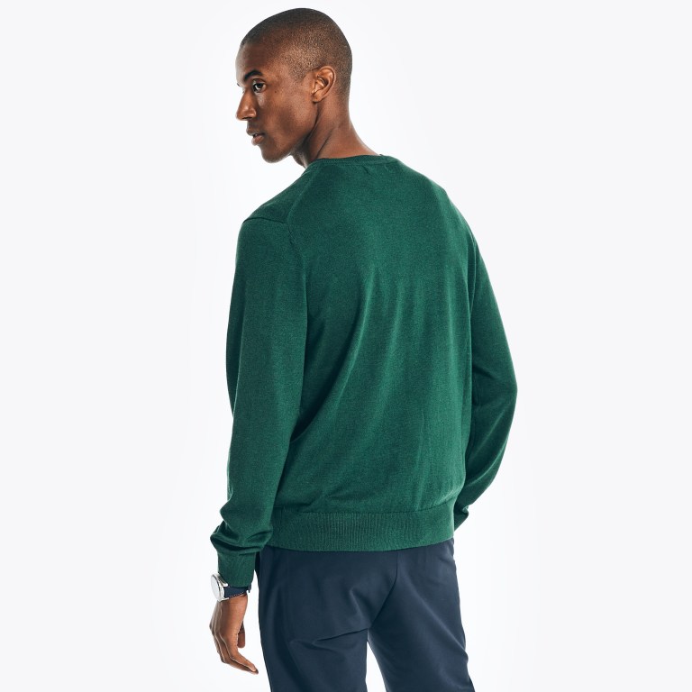 Nautica Navtech V-neck Verde | cPS2Nn5T