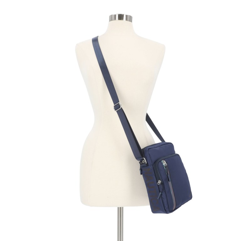 Nautica Nylon Crossbody Azul Marino | mk8uGC7O