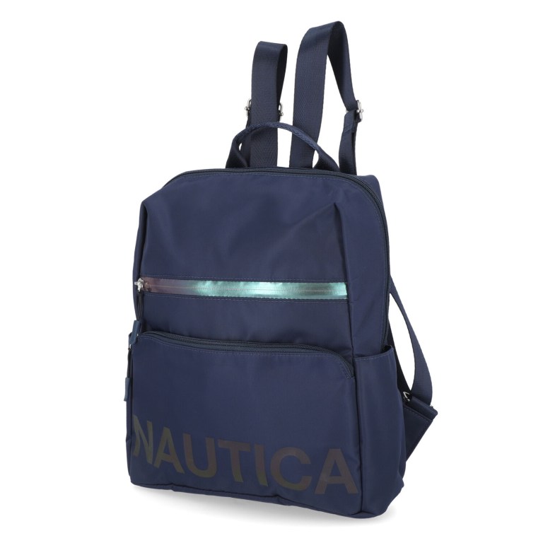 Nautica Nylon Logo Backpack Azul Marino | Qd4AUzuH