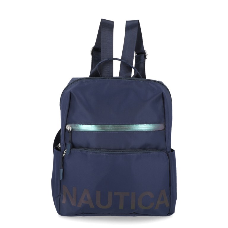 Nautica Nylon Logo Backpack Azul Marino | Qd4AUzuH