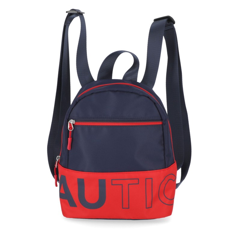 Nautica Nylon Logo Backpack Azul Marino | swDSklXg