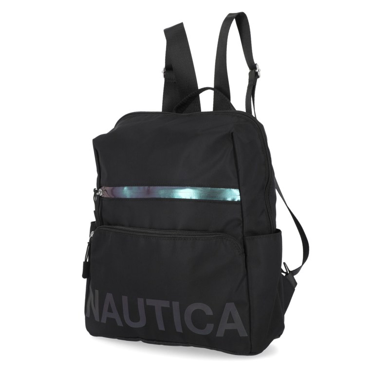 Nautica Nylon Logo Backpack Negras | 6qtxOhm3