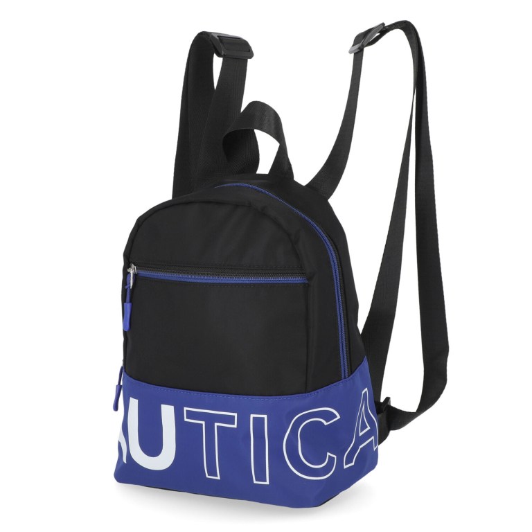 Nautica Nylon Logo Backpack Negras | khtCqJZw