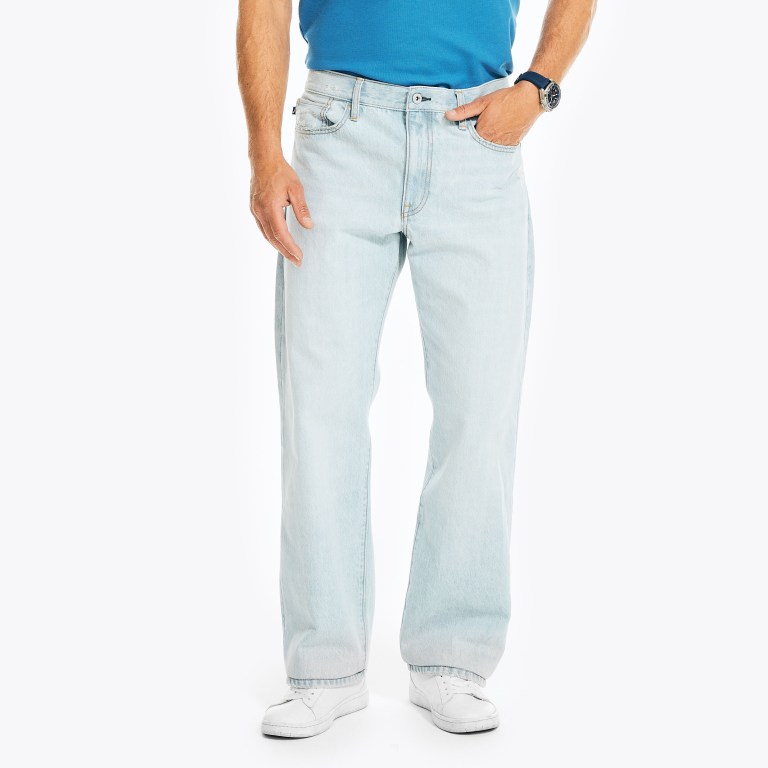 Nautica Original Relaxed Denim Azules | A5rJmkVM