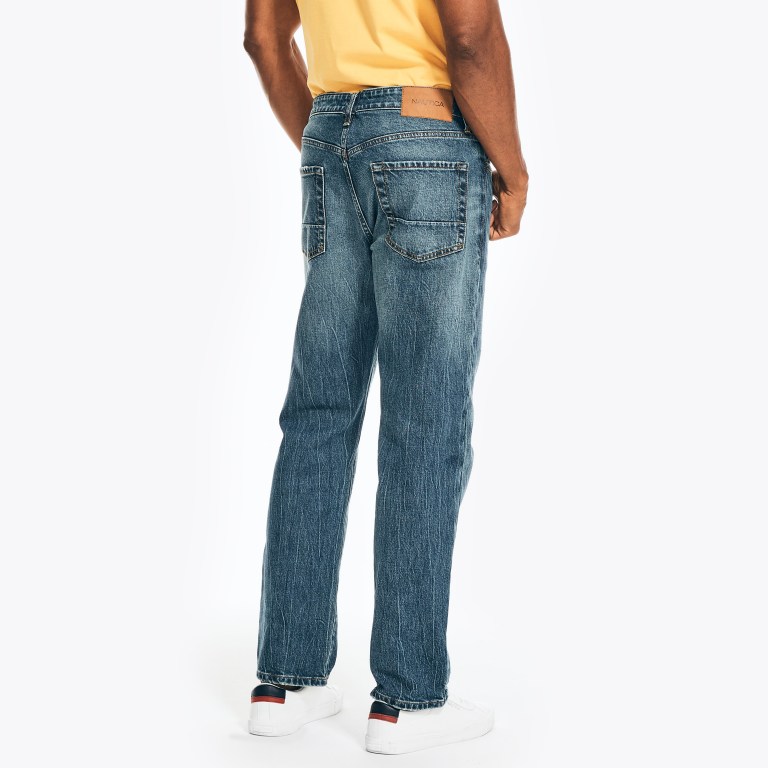 Nautica Original Relaxed Stretch Denim Azules | cuBTExeD