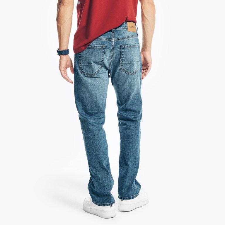 Nautica Original Relaxed Stretch Denim Azules | gnHecEo4