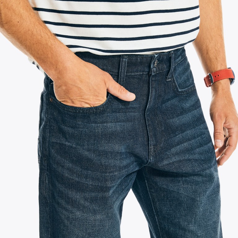 Nautica Original Relaxed Stretch Denim Azules | v0z9CmJQ