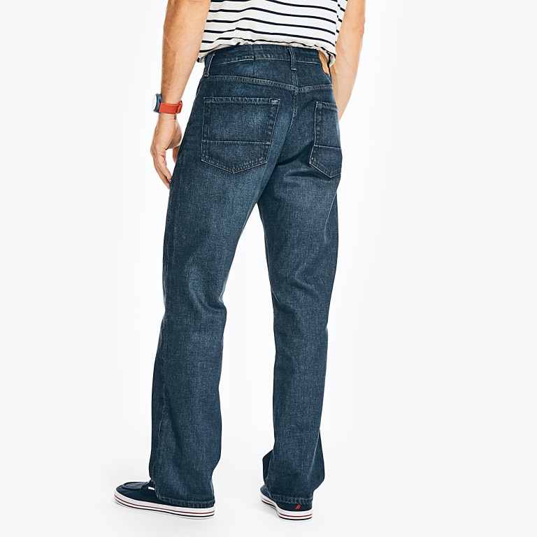 Nautica Original Relaxed Stretch Denim Azules | v0z9CmJQ