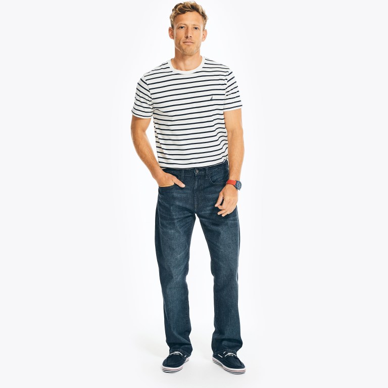 Nautica Original Relaxed Stretch Denim Azules | v0z9CmJQ