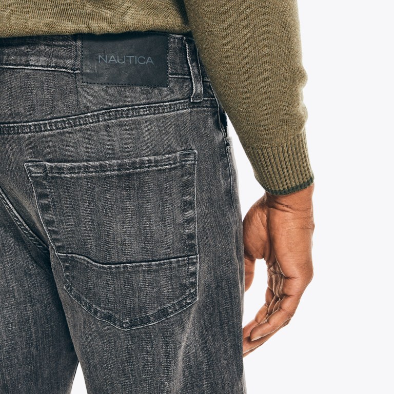 Nautica Original Relaxed Stretch Denim Gris | Rx2WbLr8