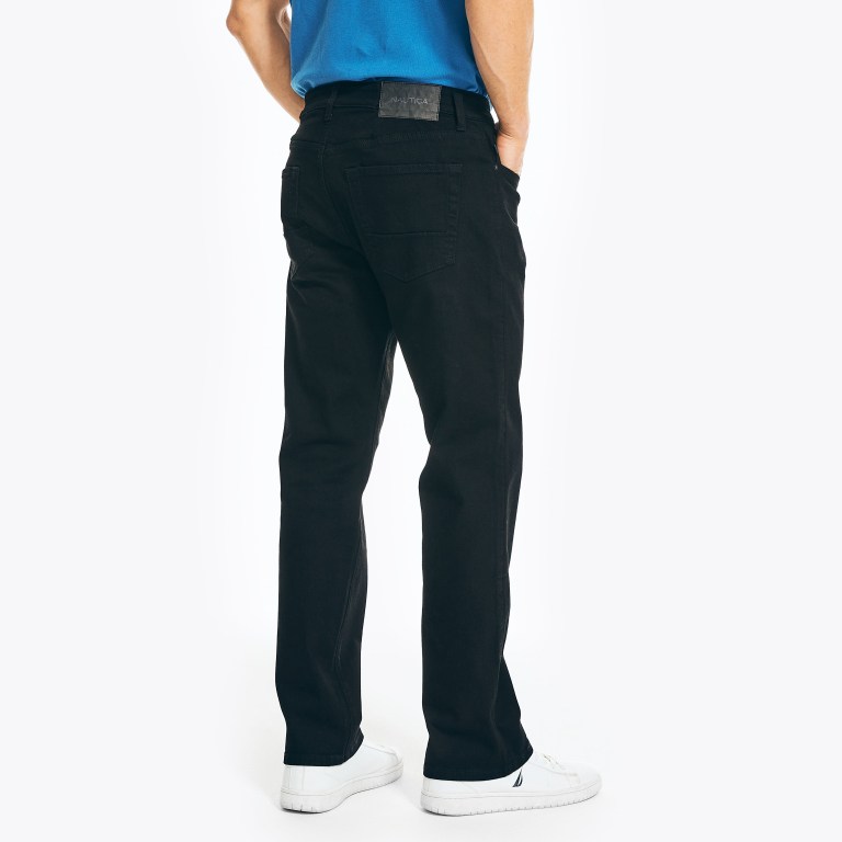 Nautica Original Relaxed Stretch Denim Negras Azules | hmdJBrEL