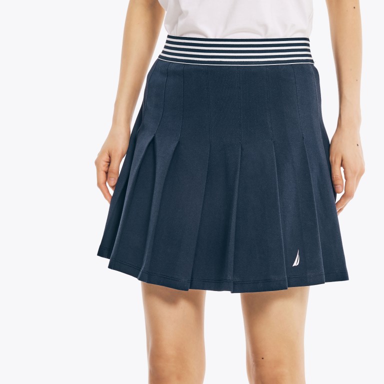 Nautica Pleated Tenis Skort Azules | 7ccI8lSW