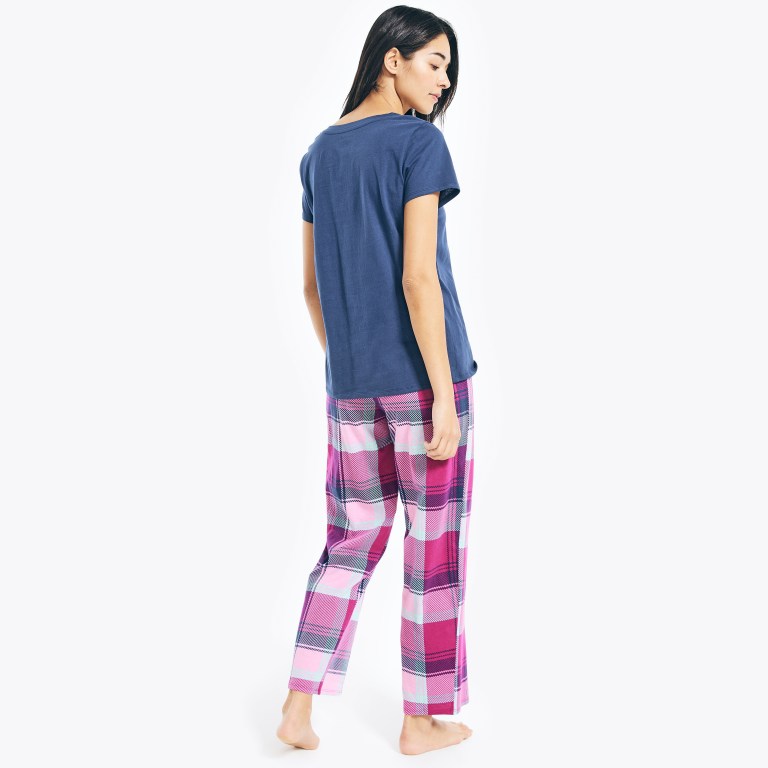 Nautica Printed Pajama Set Rosas | KjOPlpRo