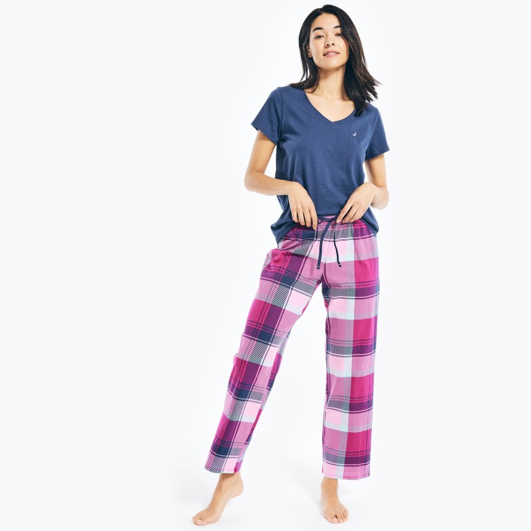 Nautica Printed Pajama Set Rosas | KjOPlpRo