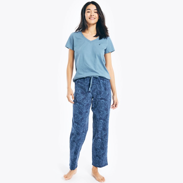 Nautica Printed Pajama Set Verde | q1M81sml