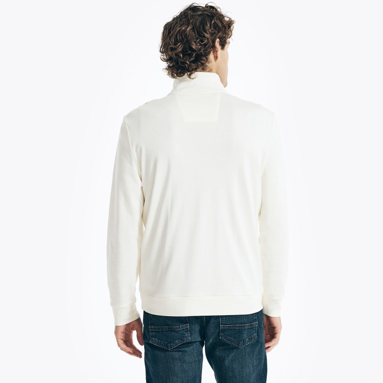 Nautica Quarter-zip Creme | qnVrGBGZ