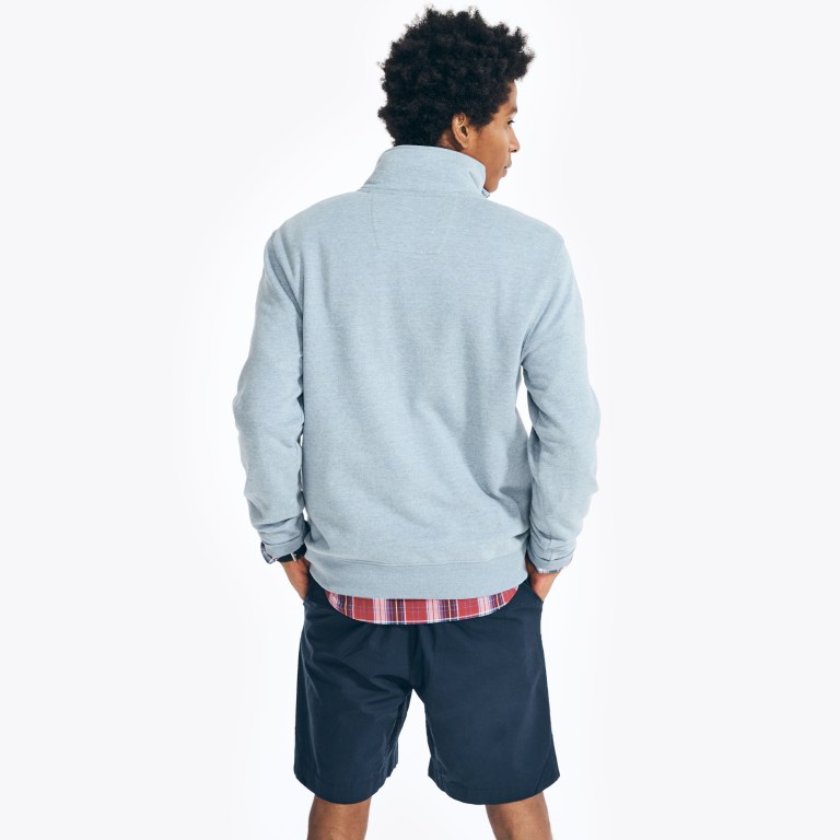 Nautica Quarter-zip Fleece Azules | 3WmKkv2Z