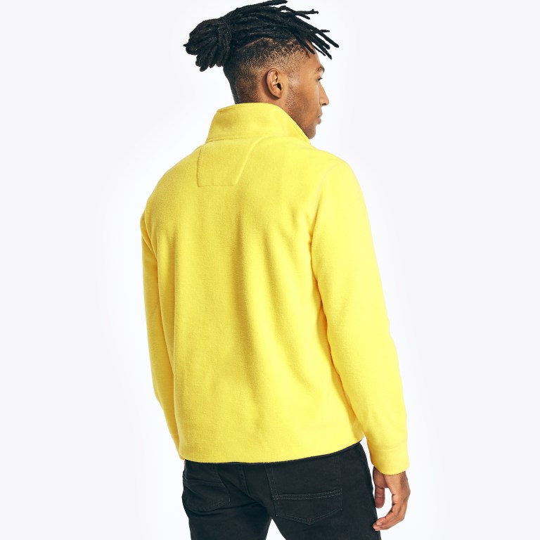 Nautica Quarter-zip Nautex Fleece Amarillo | 2dnL7gwl