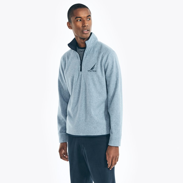 Nautica Quarter-zip Nautex Fleece Azules | wyHeshPH