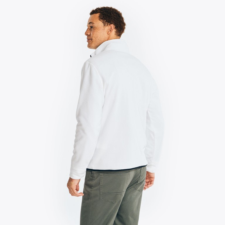 Nautica Quarter-zip Nautex Fleece Blancas | 1i722uuy