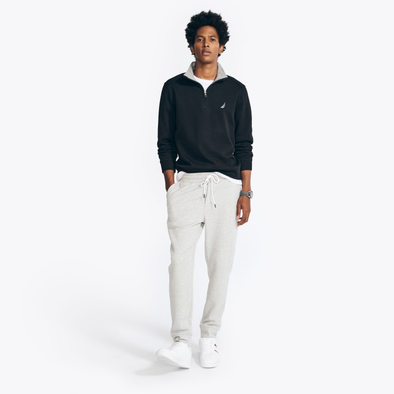 Nautica Quarter-zip Negras | 0oJabsvq