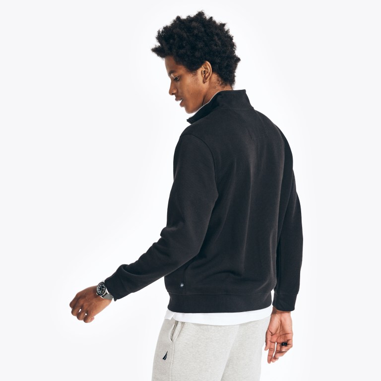 Nautica Quarter-zip Negras | 0oJabsvq