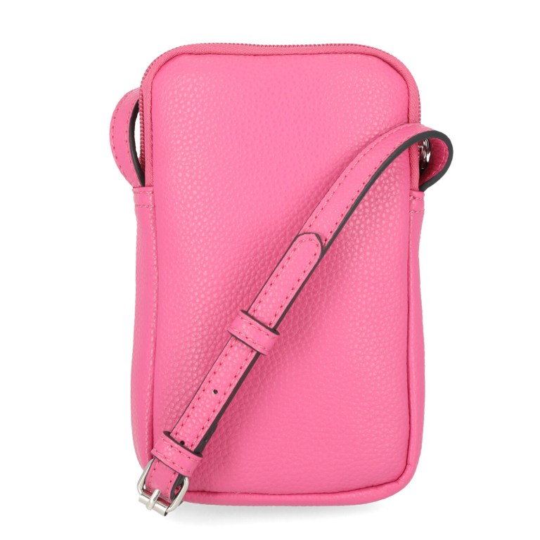 Nautica Quilted Phone Crossbody Coral | tus3i7YZ