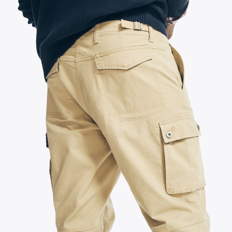 Nautica Slim Fit Cargo Jogger Marrones | IjAWrOAq