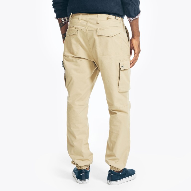 Nautica Slim Fit Cargo Jogger Marrones | IjAWrOAq