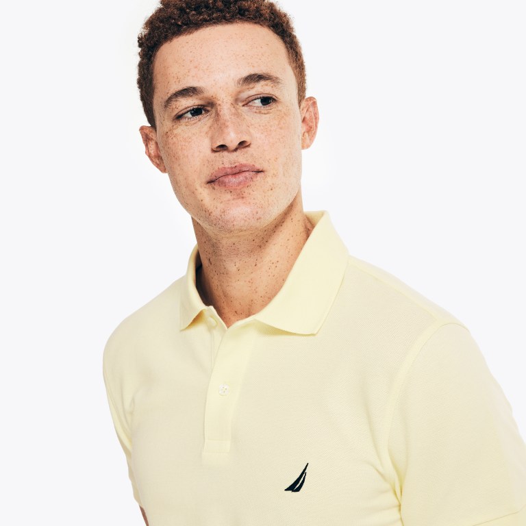 Nautica Slim Fit Deck Amarillo Claro | oUzk7Mjr