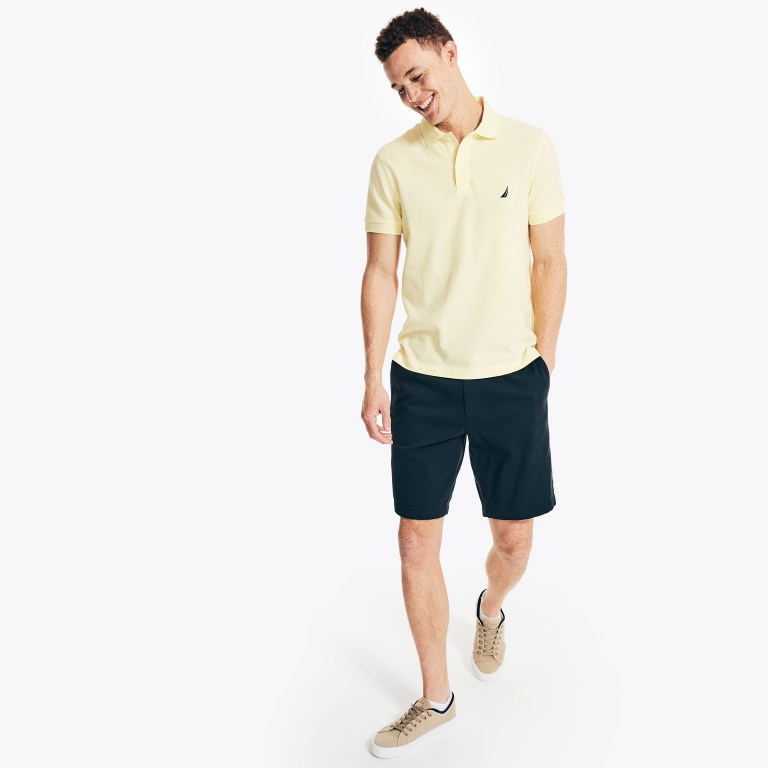 Nautica Slim Fit Deck Amarillo Claro | oUzk7Mjr