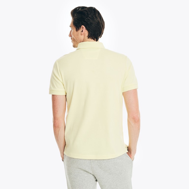 Nautica Slim Fit Interlock Amarillo Claro | ZFtXx8Pw