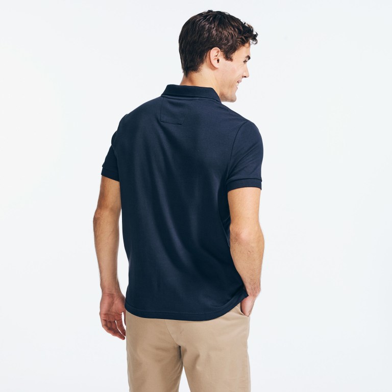 Nautica Slim Fit Interlock Azul Marino | 4K62X12a