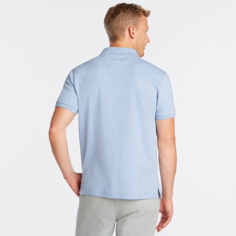 Nautica Slim Fit Interlock Azules | I7QuiseE