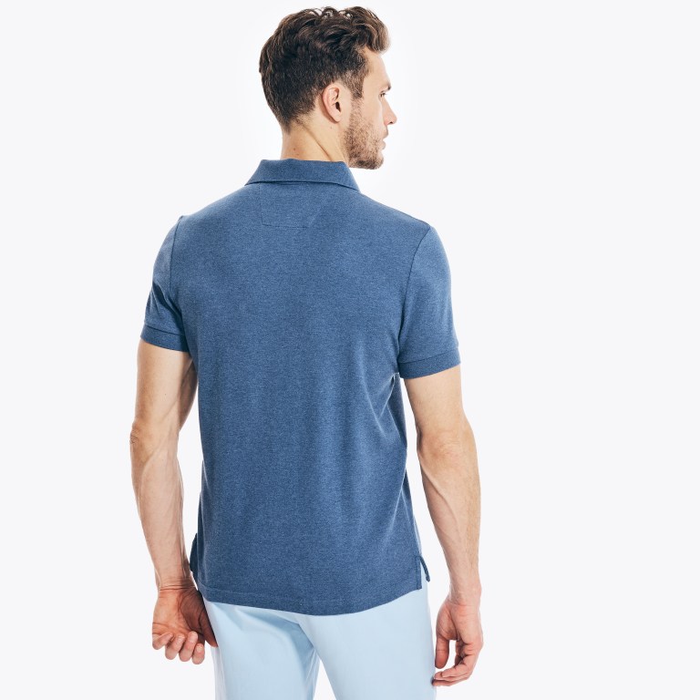 Nautica Slim Fit Interlock Azules | gEGZ2T0w