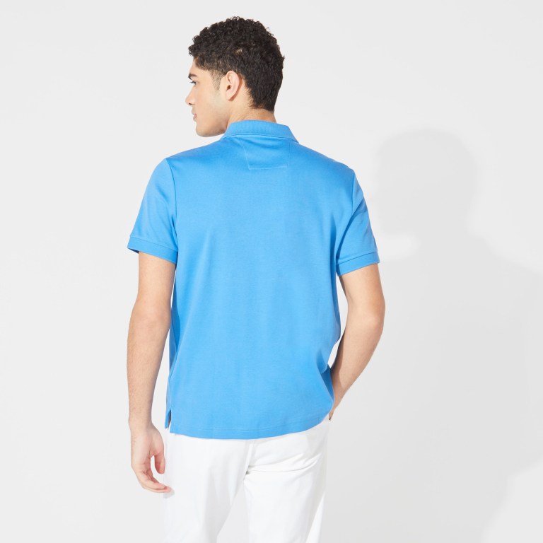 Nautica Slim Fit Interlock Azules | pPBL6eSy