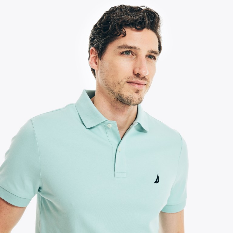 Nautica Slim Fit Interlock Blancas | XbNL6nCd