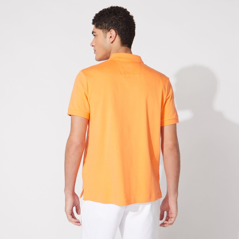 Nautica Slim Fit Interlock Naranjas | d7gC2wwB