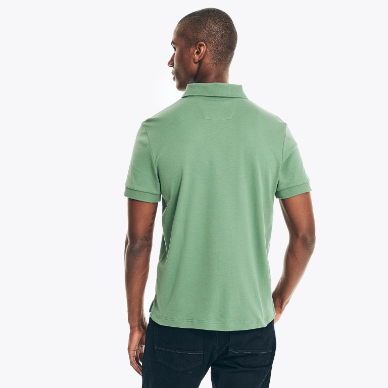 Nautica Slim Fit Interlock Verde | IYB5GwfW