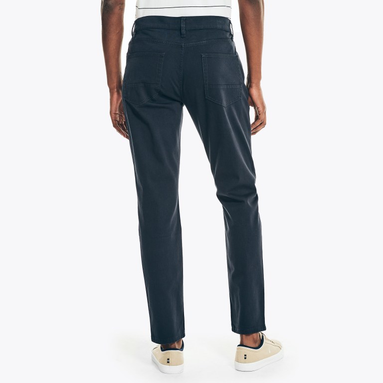 Nautica Slim Fit Stretch Azul Marino | KNuzOXWF