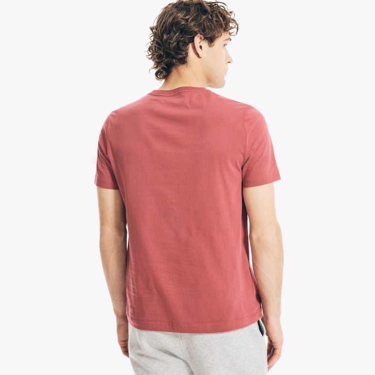 Nautica Solid Crewneck Rojas | MlReqdWr